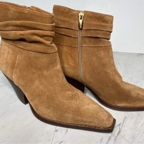 Vince Camuto Nerlinji Brown Suede Bootie 7.5 M - Picture 9 of 15